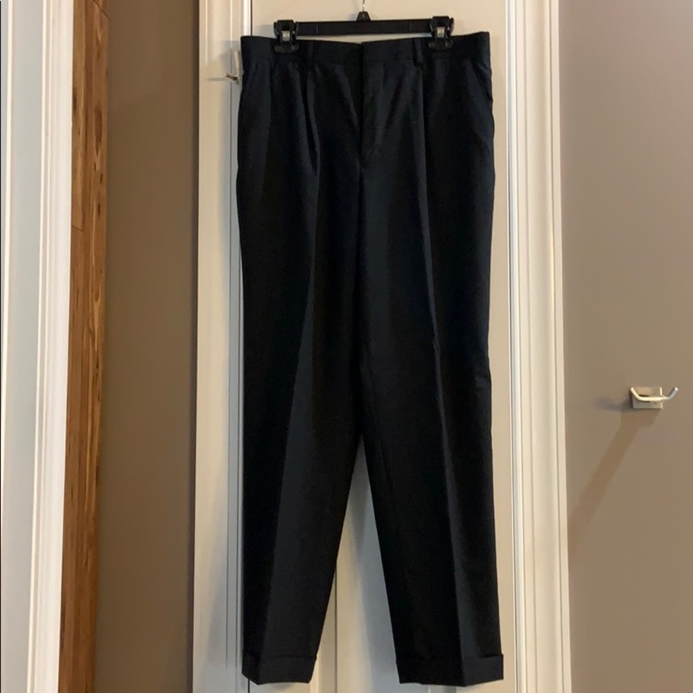 100% fine merino wool dress pants
